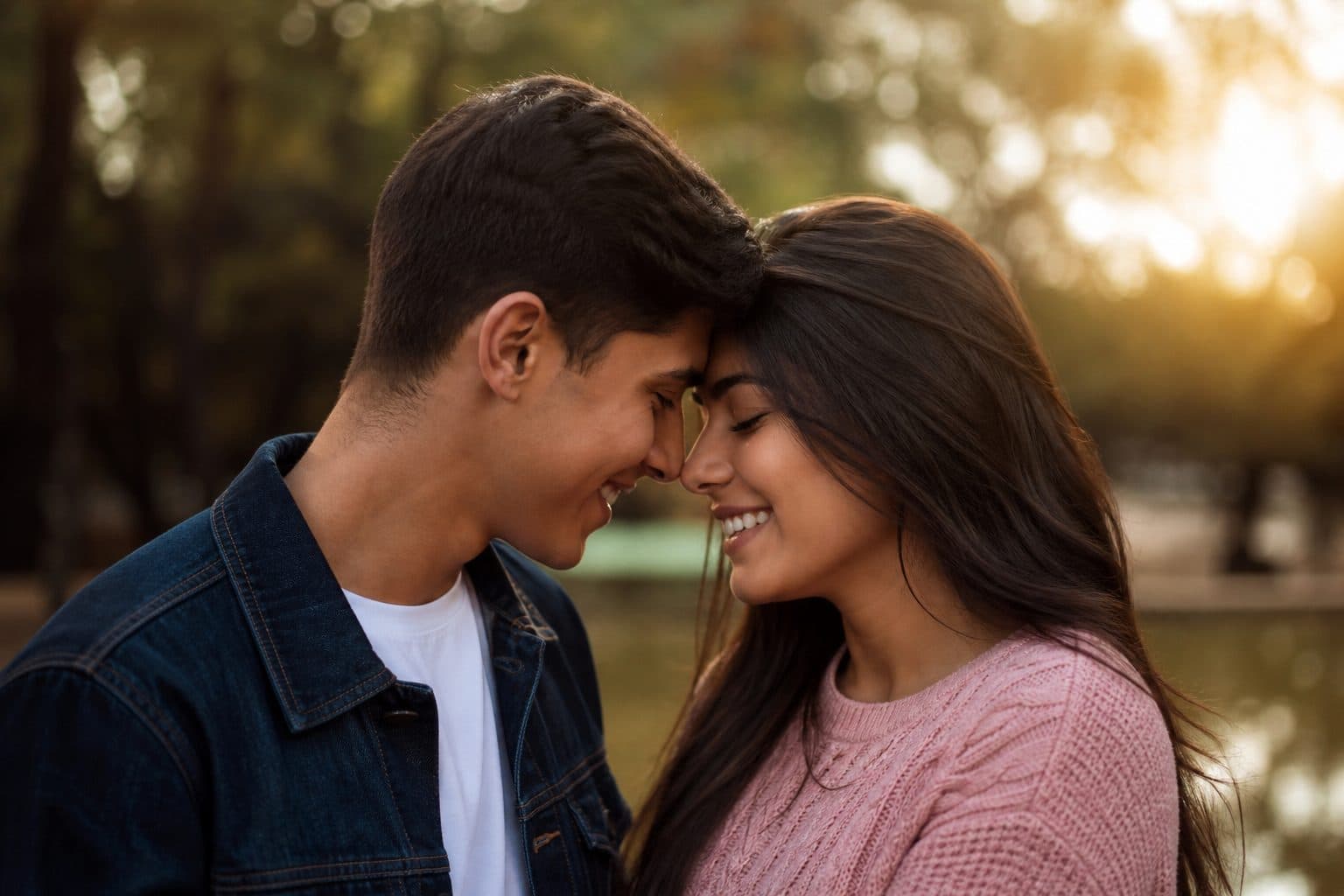 Casal celebrando o relacionamento